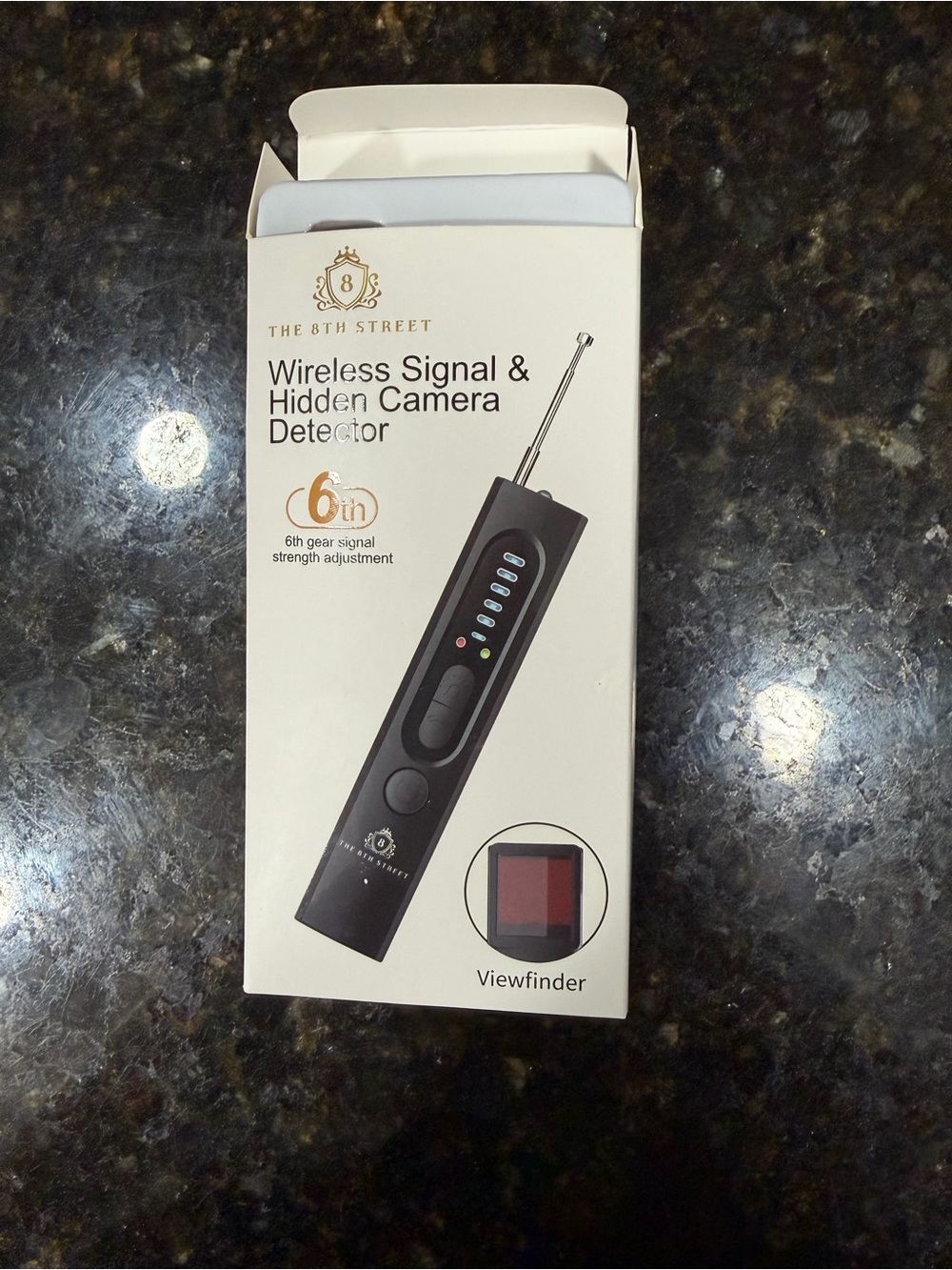 Wireless Signal & Hidden Camera Detector - Black